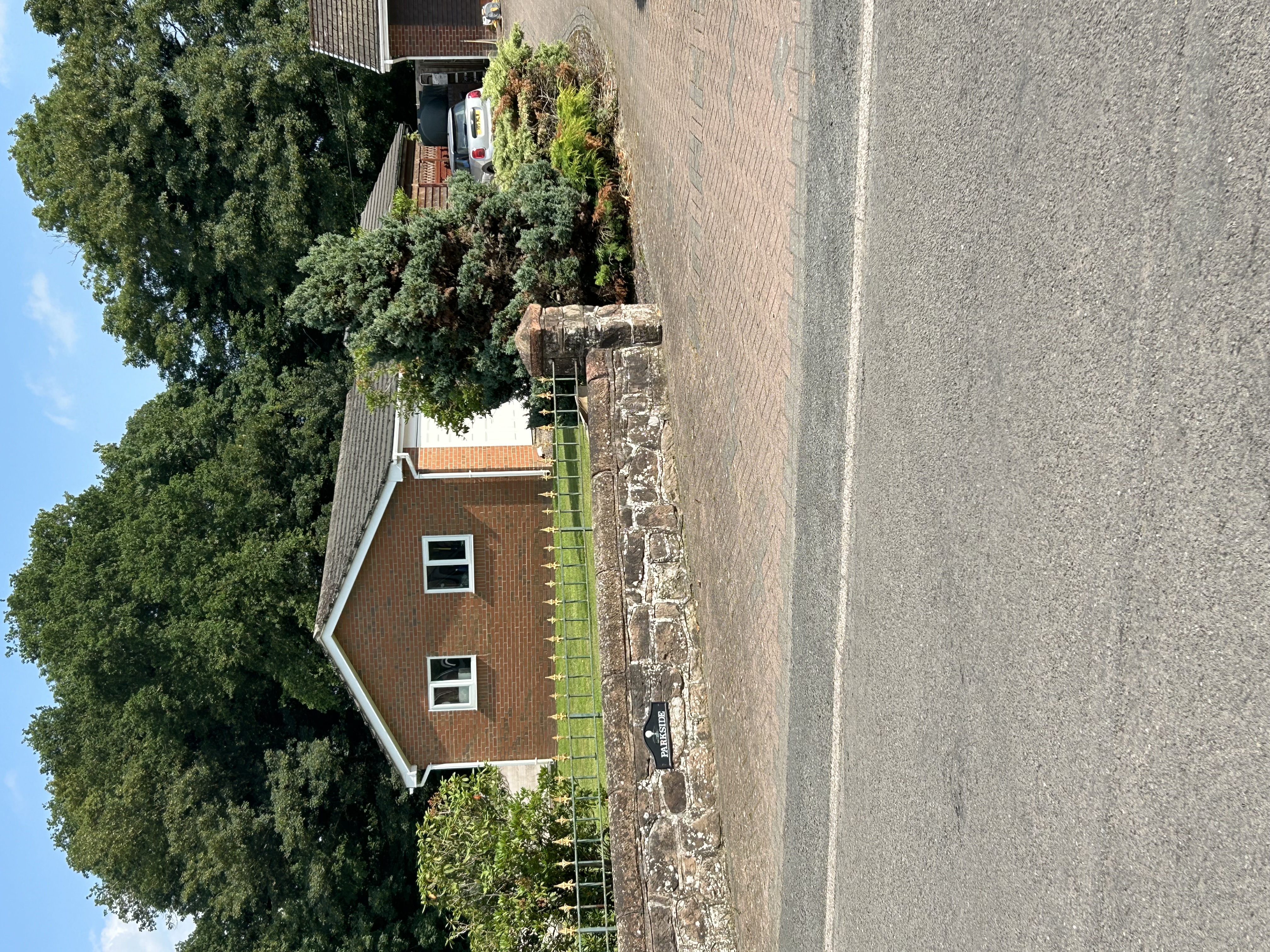 The driveway at The Listening Room, Parkside