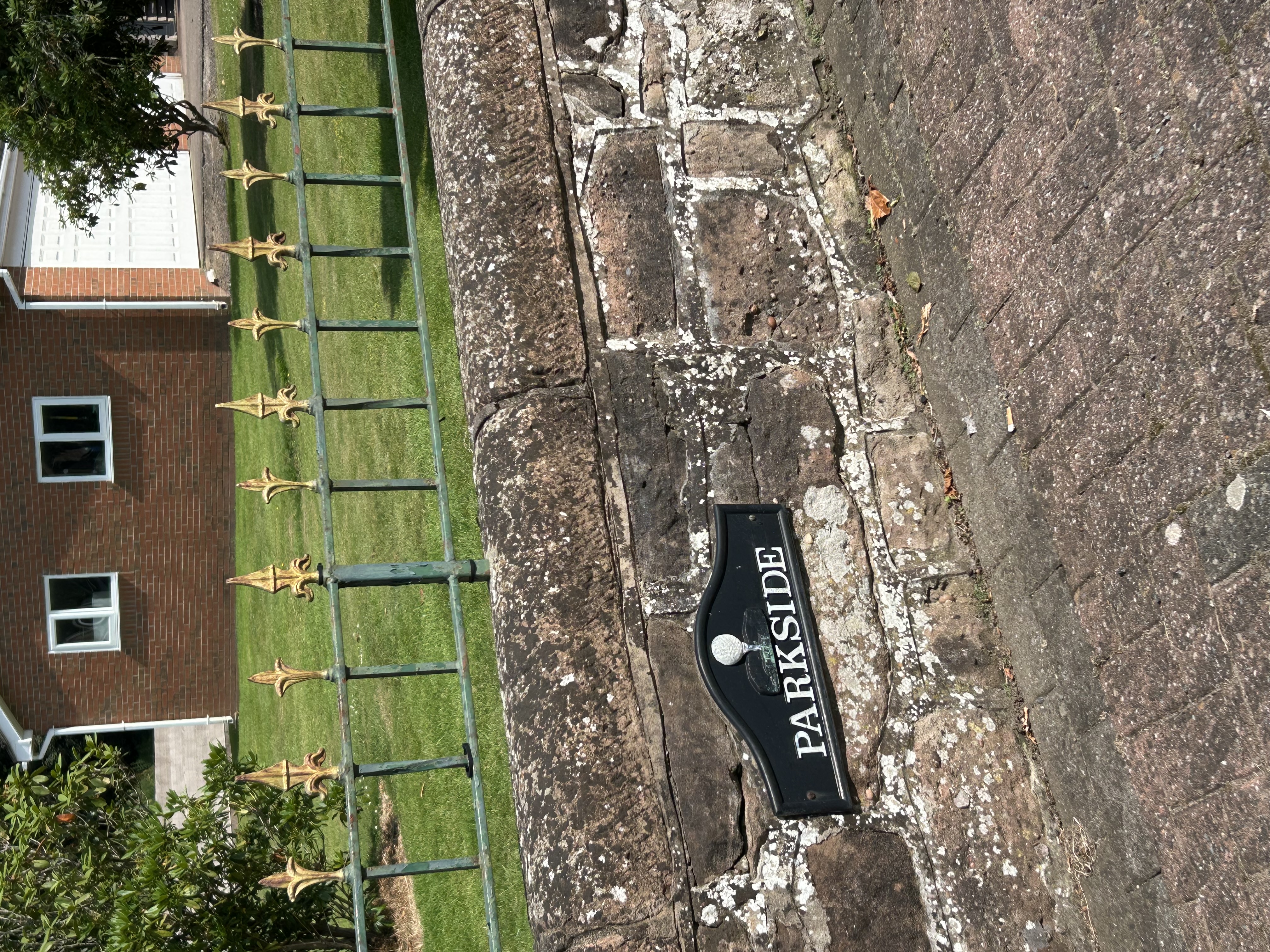 The approach to The Listening Room, Parkside